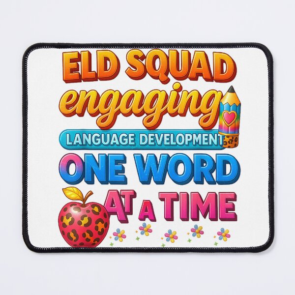 Item preview, Vintage Language Development Teaching ELD Teacher Squad T-Shirt designed and sold by gidget-gadget.