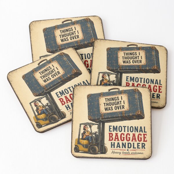 Item preview, Emotional Baggage Handler – Things I Thought I Was Over Funny Healing Humor designed and sold by 11-Designs.