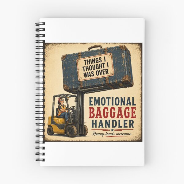Item preview, Emotional Baggage Handler – Things I Thought I Was Over Funny Healing Humor designed and sold by 11-Designs.