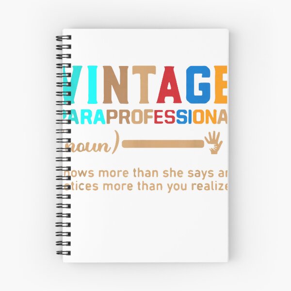 Item preview, vintage paraprofessional teacher T-Shirt designed and sold by gidget-gadget.