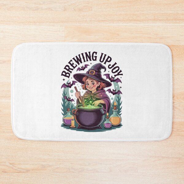 Item preview, Brewing Up Joy Cute Witch Cauldron Halloween designed and sold by FestivityFinds.