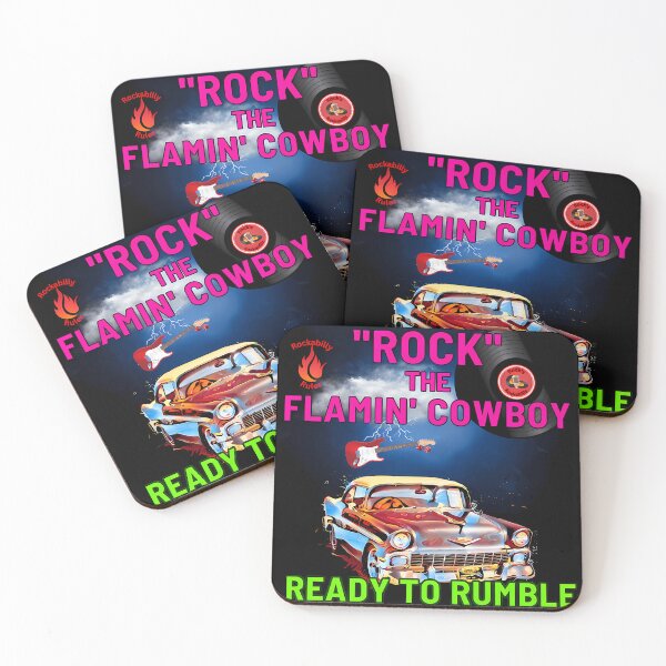 Item preview, Rock The Flamin Cowboy Ready To Rumble designed and sold by illustrationsss.