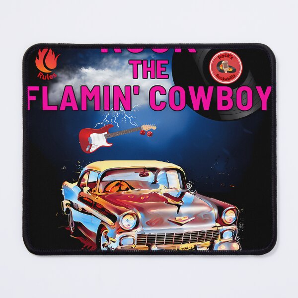 Item preview, Rock The Flamin Cowboy Ready To Rumble designed and sold by illustrationsss.