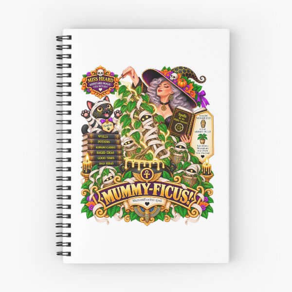 Item preview, MISS HEARD'S - ✨MISHEARD MAGIC COLLECTION✨ COLLECTION - THE HALLOWEEN INCANTATION - MUMMY-FICUS! designed and sold by WheelieGdArt.