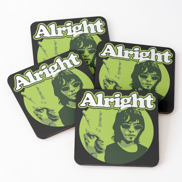 Item preview, Alright  Peace Sign Portrait Green Black designed and sold by ANNAOCK.
