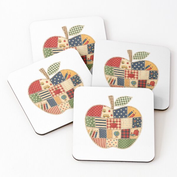 Item preview, Vintage Patchwork Preppy Apples Teacher Back to School T-Shirt designed and sold by KTY-NUSS.