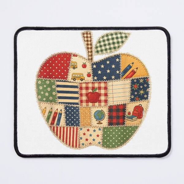 Item preview, Vintage Patchwork Preppy Apples Teacher Back to School T-Shirt designed and sold by KTY-NUSS.