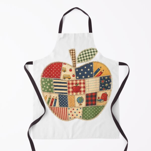 Item preview, Vintage Patchwork Preppy Apples Teacher Back to School T-Shirt designed and sold by KTY-NUSS.