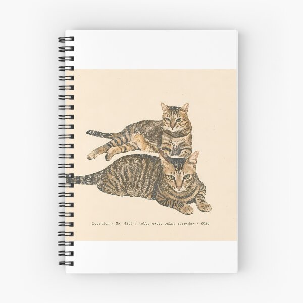 Item preview, Calm Everyday Tabby Cats: Vintage Illustration designed and sold by HowHoFamily.