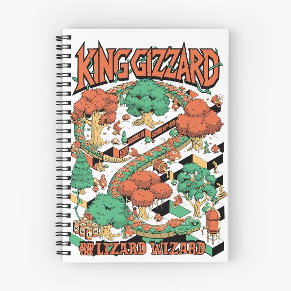 Item preview, King Gizzard Maze Serpent Isometric Forest Art designed and sold by ZACHAWILLIAMS.