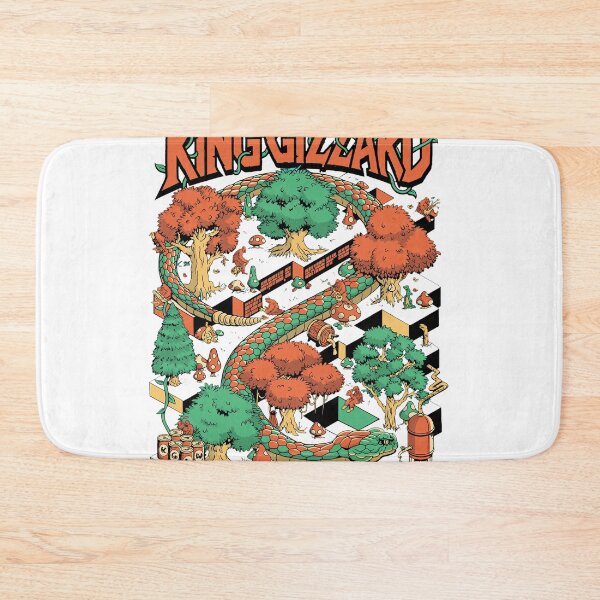 Item preview, King Gizzard Maze Serpent Isometric Forest Art designed and sold by ZACHAWILLIAMS.