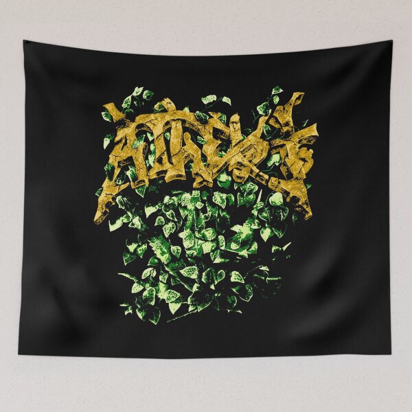 Item preview, Silhouette Leaf Death Metal Band designed and sold by BiskiTop.