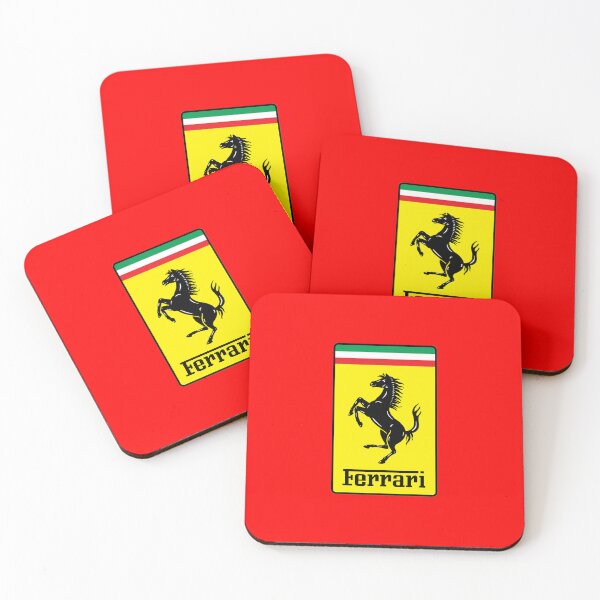 Item preview, rectangle Ferrari Racing Logo | Italian Sports Car Automotive Design designed and sold by Wearecarlovers-.