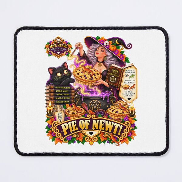 Item preview, MISS HEARD'S - ✨MISHEARD MAGIC COLLECTION✨ COLLECTION - THE HALLOWEEN INCANTATION - PIE OF NEWT designed and sold by WheelieGdArt.