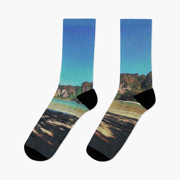 Item preview, Railay Beach Thailand | Limestone Cliffs Golden Hour designed and sold by FeverFields.