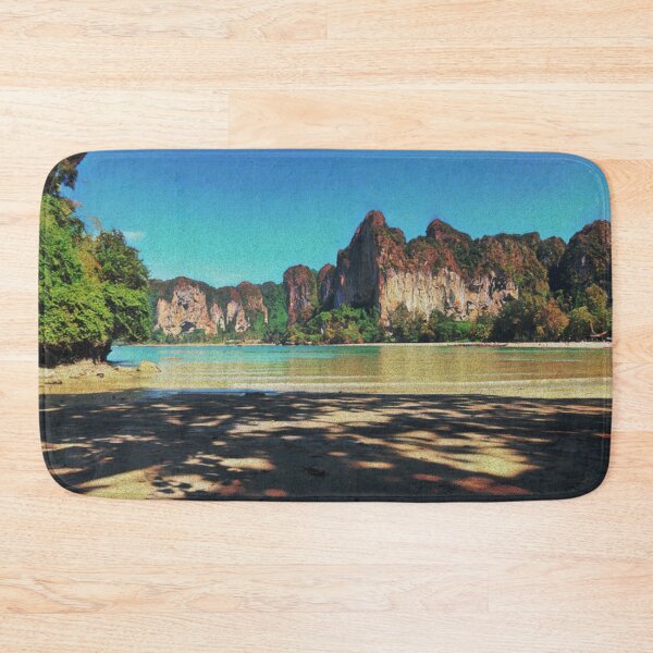 Item preview, Railay Beach Thailand | Limestone Cliffs Golden Hour designed and sold by FeverFields.