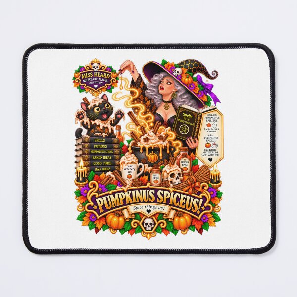 Item preview, MISS HEARD'S - ✨MISHEARD MAGIC COLLECTION✨ COLLECTION - THE HALLOWEEN INCANTATION - PUMPKINUS SPICEUS designed and sold by WheelieGdArt.