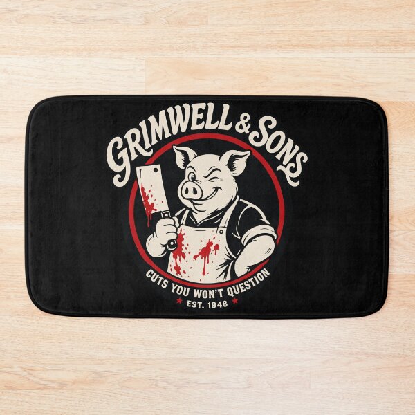 Item preview, Halloween Grimwell And Sons Horror Butcher Pig designed and sold by Uglyandcute.