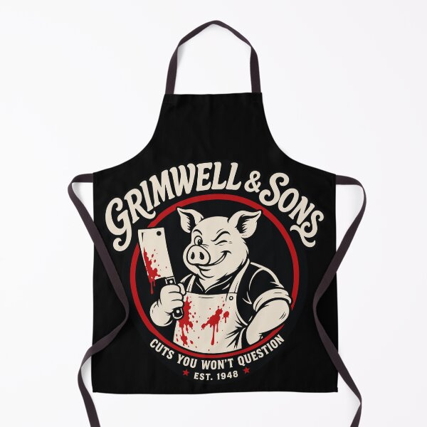 Item preview, Halloween Grimwell And Sons Horror Butcher Pig designed and sold by Uglyandcute.