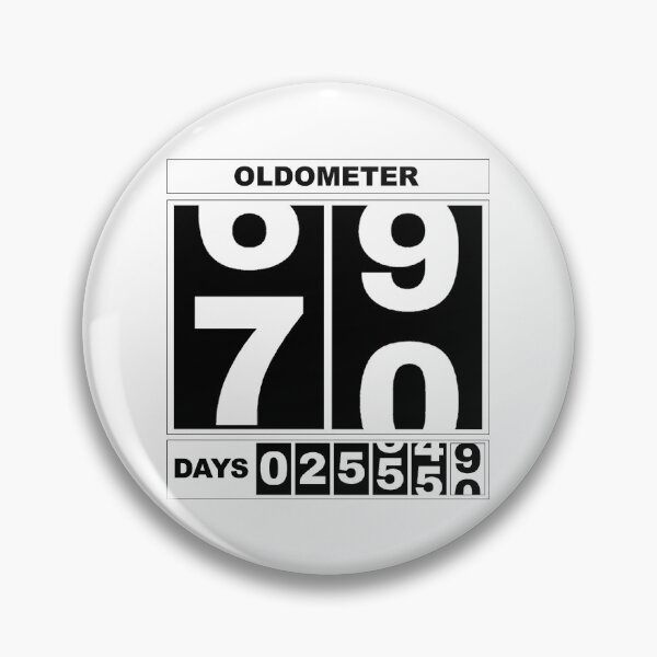 Item preview, Oldometer 70th Birthday Funny Milestone Odometer Shirt designed and sold by oldometerdesign.
