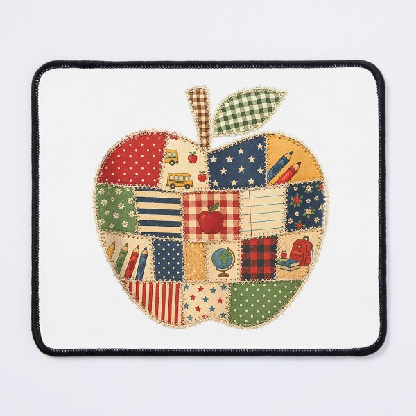 Item preview, Vintage Patchwork Preppy Apples Teacher Back to School Tank Top designed and sold by gidget-gadget.