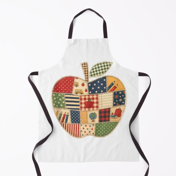 Item preview, Vintage Patchwork Preppy Apples Teacher Back to School Tank Top designed and sold by gidget-gadget.