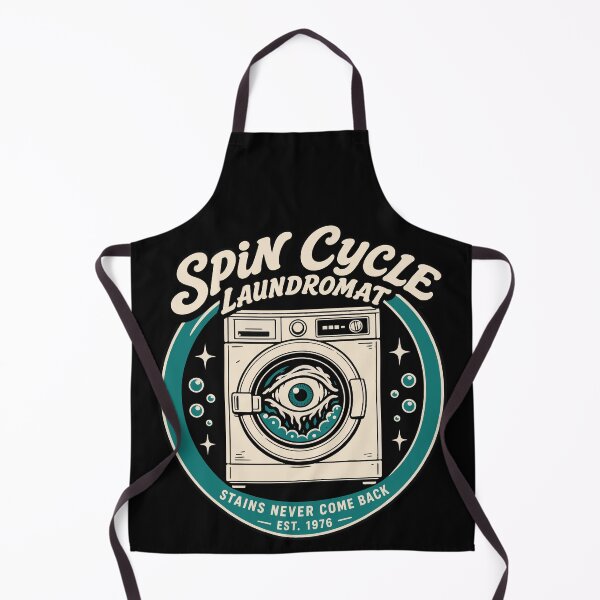Item preview, Halloween Spin Cycle Laundromat Haunted Washing Machine designed and sold by Uglyandcute.