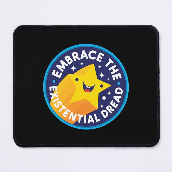 Item preview, Embrace Existential Dread Star Badge designed and sold by CONKLIN13.
