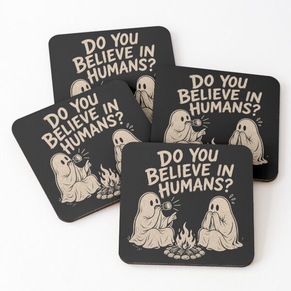 Item preview, Do You Believe In Humans Ghost Design designed and sold by GrooveAndGlow.