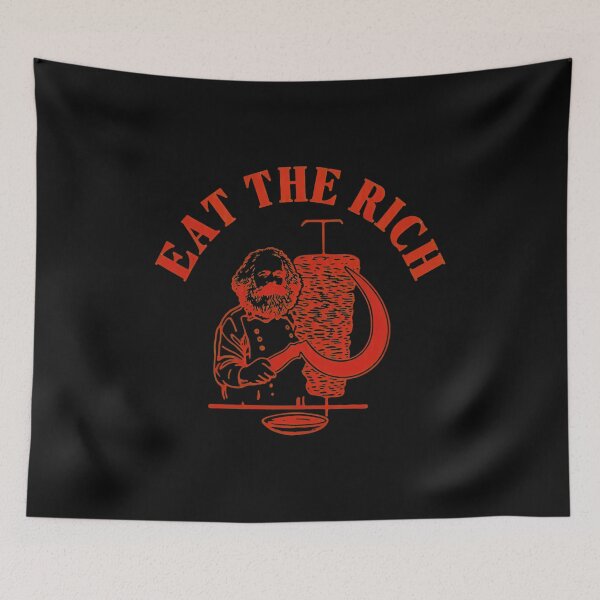 Item preview, Eat The Rich Gyro Sickle Political Statement designed and sold by CONKLIN13.