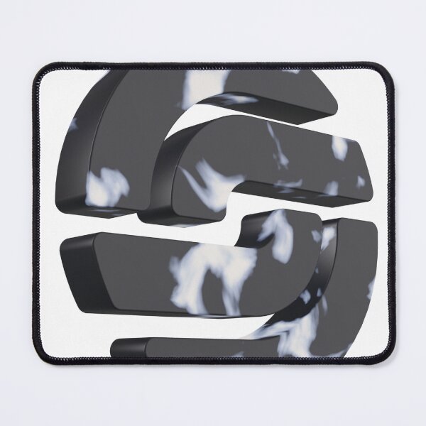 Item preview, 3D Monochrome Marble Abstract Symbol designed and sold by meghnad.