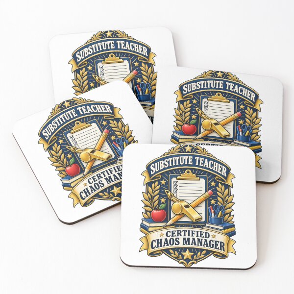 Item preview, Substitute Teacher Certified Chaos Manager Gift designed and sold by ys96.