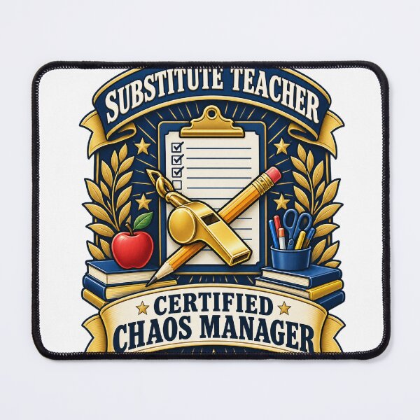 Item preview, Substitute Teacher Certified Chaos Manager Gift designed and sold by ys96.