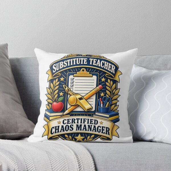 Item preview, Substitute Teacher Certified Chaos Manager Gift designed and sold by ys96.