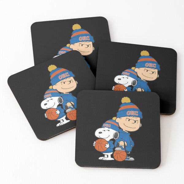 Item preview, Charlie Brown And Snoopy OkcThunder Basketball designed and sold by LKpixel94.
