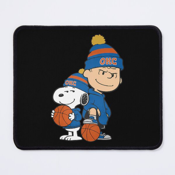 Item preview, Charlie Brown And Snoopy OkcThunder Basketball designed and sold by LKpixel94.