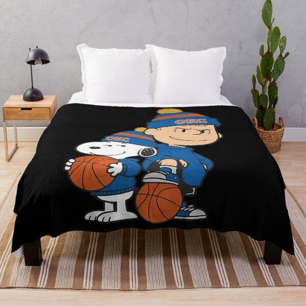 Item preview, Charlie Brown And Snoopy OkcThunder Basketball designed and sold by LKpixel94.