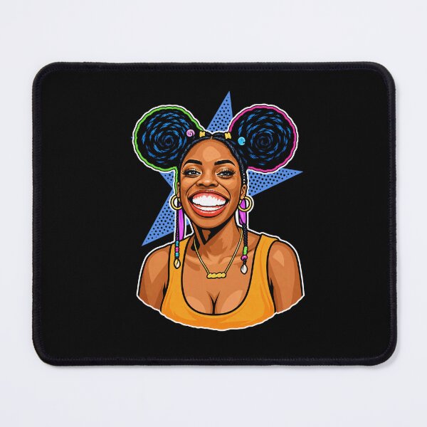 Item preview, The Pom-Pom Girl - Retro Afro Puff Girl designed and sold by Zofiaboom.