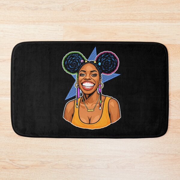 Item preview, The Pom-Pom Girl - Retro Afro Puff Girl designed and sold by Zofiaboom.
