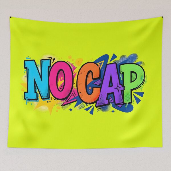 Item preview, "No Cap Graffiti Street Art Slang" designed and sold by PreeCha Art & Co..