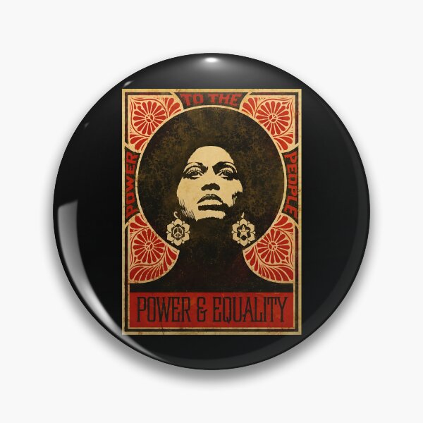 Item preview, Power Equality Retro Afro Woman  designed and sold by CONKLIN13.