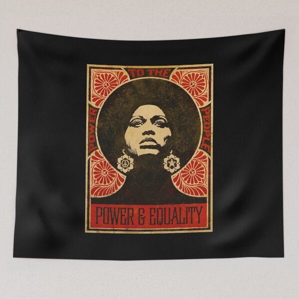 Item preview, Power Equality Retro Afro Woman  designed and sold by CONKLIN13.