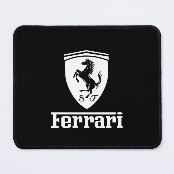 Item preview, White Ferrari Racing Logo | Italian Sports Car Automotive Design designed and sold by Wearecarlovers-.