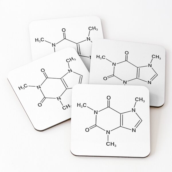 Item preview, Caffeine Molecule Chemistry Coffee Science designed and sold by teeperfect.