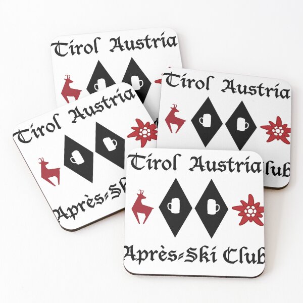 Item preview, Tirol Austria Apres Ski Club with Steins (Black) designed and sold by DanburySkiClub.