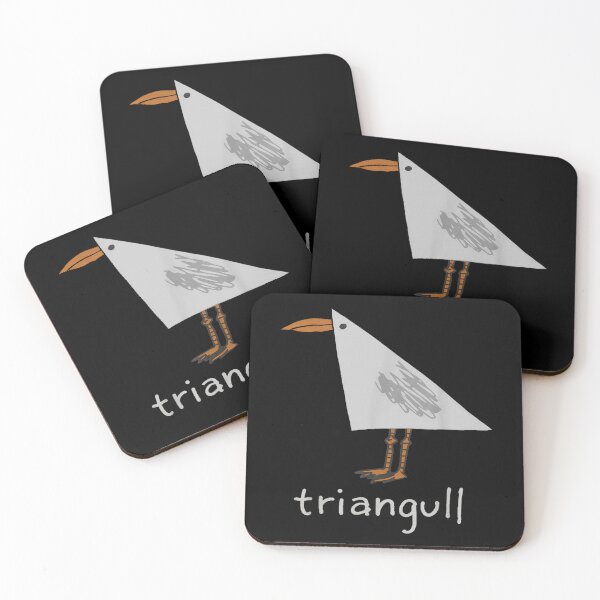 Item preview, Triangull Triangle Seagull Bird Pun Funny Geometric Wordplay designed and sold by dr-blind-pdf.