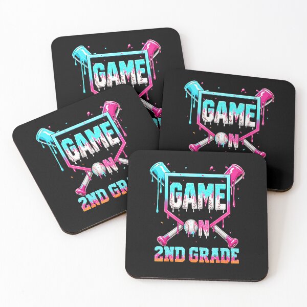 Item preview, 2Nd Grade Boys Game On Baseball Drip Back To School designed and sold by Pider-Vampire.