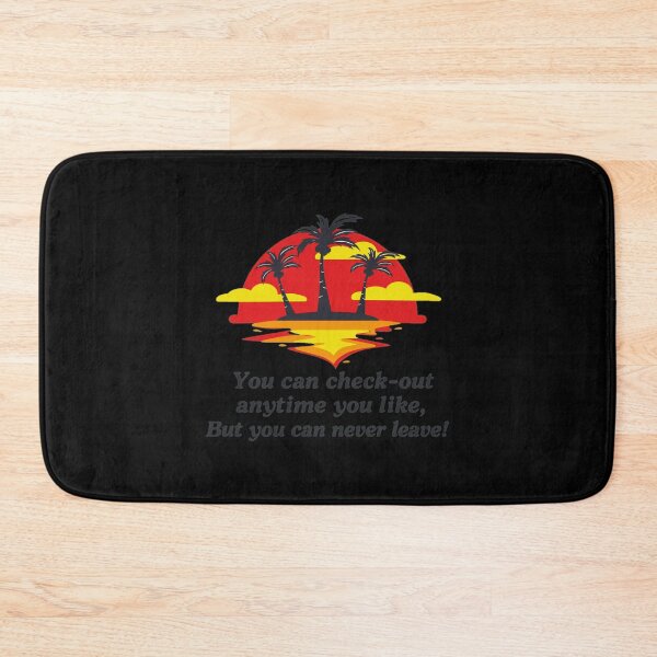 Item preview, Check Out Anytime Never Leave Quote Sunset Palm Trees designed and sold by KarolannMayert.