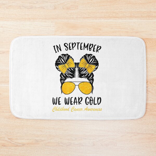 Item preview, In September We Wear Gold Childhood Cancer Awareness Girls designed and sold by Pider-Vampire.