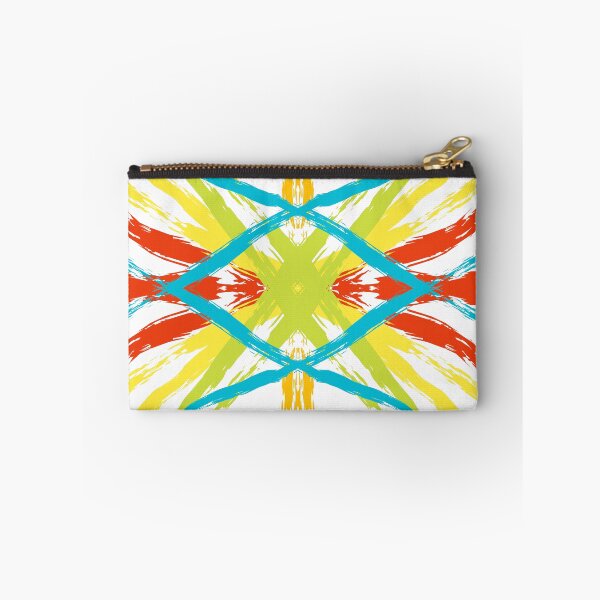 Item preview, Electric Neon Brushstroke Symmetrical Abstract designed and sold by meghnad.